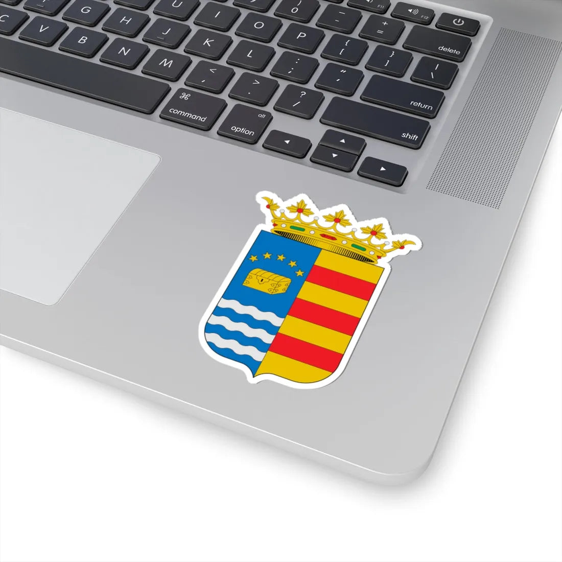 Escudo de Alcaine Teruel (Spain) (Coat of Arms) STICKER Vinyl Kiss-Cut Decal - The Sticker Space