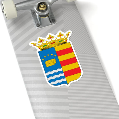 Escudo de Alcaine Teruel (Spain) (Coat of Arms) STICKER Vinyl Kiss-Cut Decal - The Sticker Space