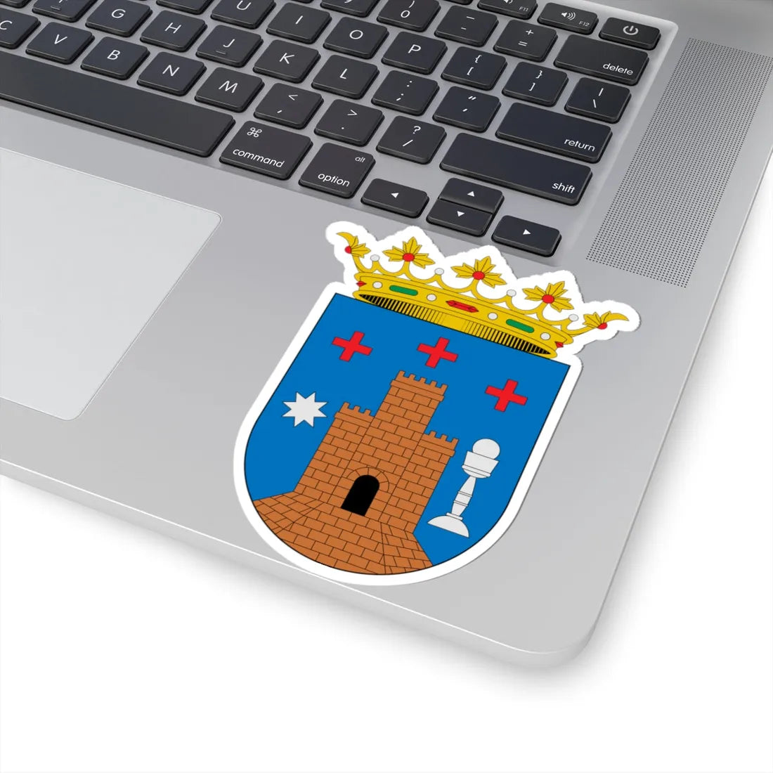 Escudo de Alcalá de Chivert Castellón (Spain) (Coat of Arms) STICKER Vinyl Kiss-Cut Decal - The Sticker Space
