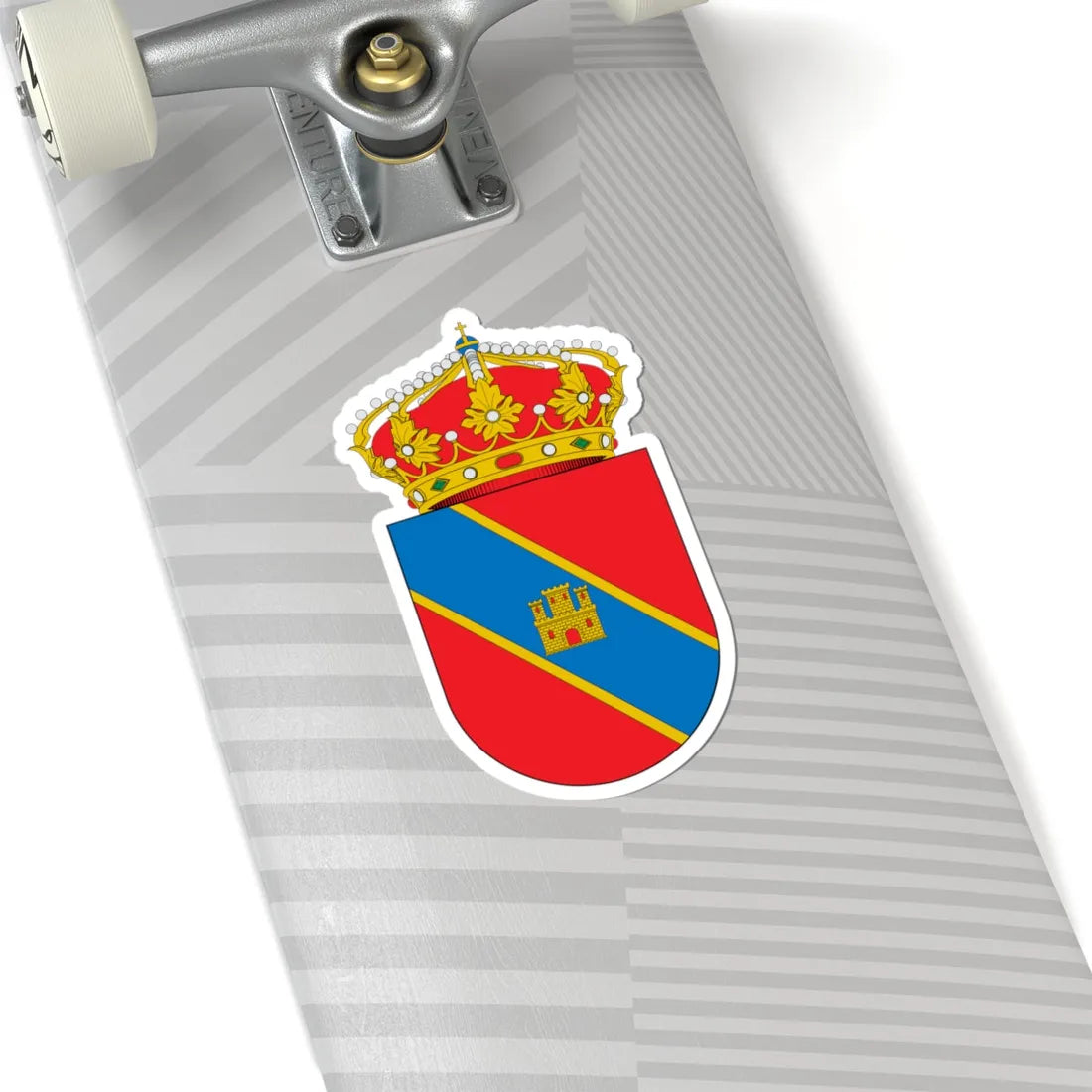 Escudo de Alcalá de Ebro (Spain) (Coat of Arms) STICKER Vinyl Kiss-Cut Decal - The Sticker Space