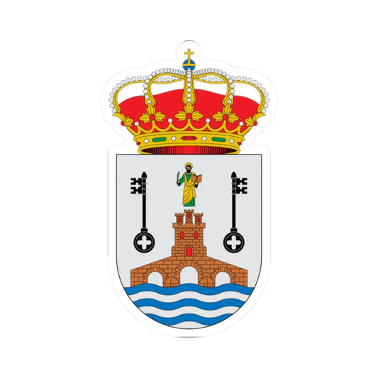 Escudo de Alcalá de Guadaíra Sevilla 2 (Spain) (Coat of Arms) STICKER Vinyl Kiss-Cut Decal 2 Inch White - The Sticker Space