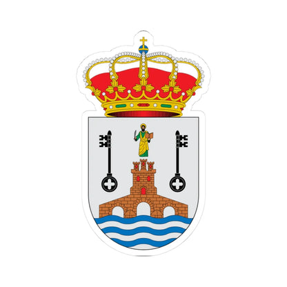 Escudo de Alcalá de Guadaíra Sevilla 2 (Spain) (Coat of Arms) STICKER Vinyl Kiss-Cut Decal 3 Inch White - The Sticker Space