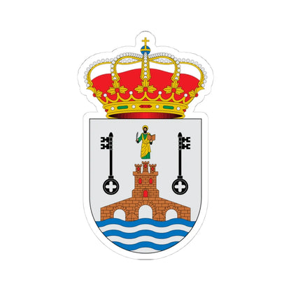 Escudo de Alcalá de Guadaíra Sevilla 2 (Spain) (Coat of Arms) STICKER Vinyl Kiss-Cut Decal 4 Inch White - The Sticker Space