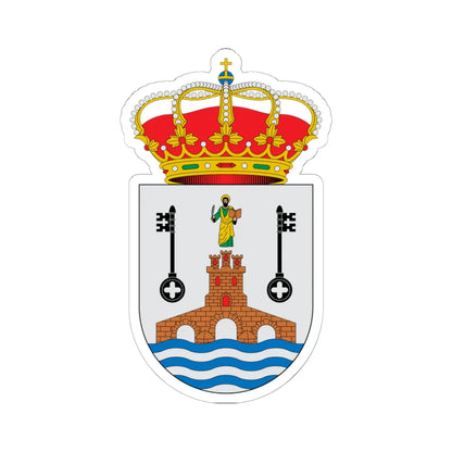 Escudo de Alcalá de Guadaíra Sevilla 2 (Spain) (Coat of Arms) STICKER Vinyl Kiss-Cut Decal 6 Inch White - The Sticker Space