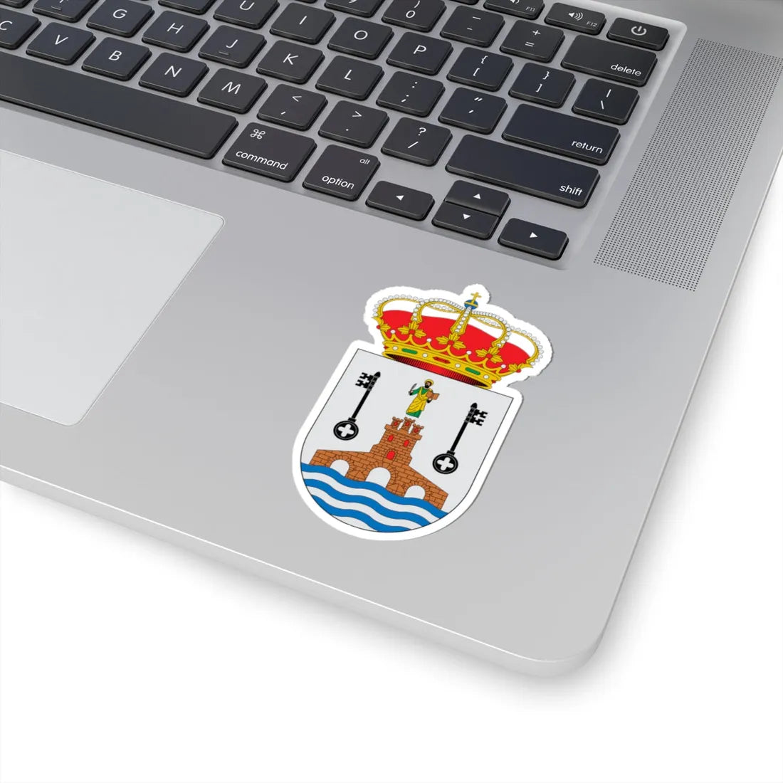 Escudo de Alcalá de Guadaíra Sevilla 2 (Spain) (Coat of Arms) STICKER Vinyl Kiss-Cut Decal - The Sticker Space