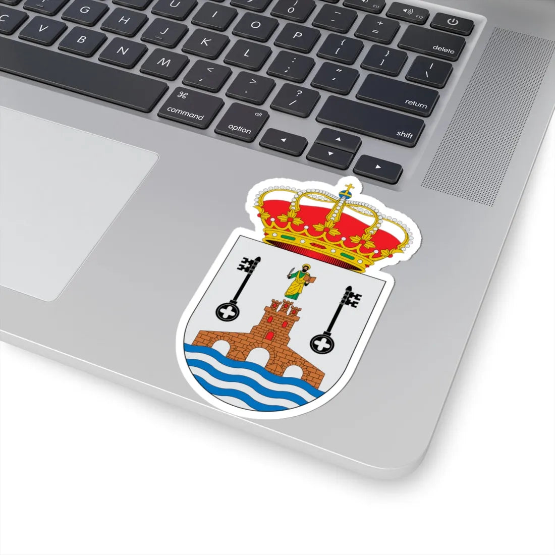 Escudo de Alcalá de Guadaíra Sevilla 2 (Spain) (Coat of Arms) STICKER Vinyl Kiss-Cut Decal - The Sticker Space