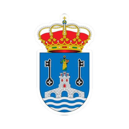 Escudo de Alcalá de Guadaíra Sevilla (Spain) (Coat of Arms) STICKER Vinyl Kiss-Cut Decal 2 Inch White - The Sticker Space