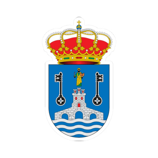 Escudo de Alcalá de Guadaíra Sevilla (Spain) (Coat of Arms) STICKER Vinyl Kiss-Cut Decal 2 Inch White - The Sticker Space