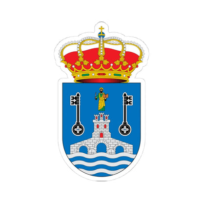Escudo de Alcalá de Guadaíra Sevilla (Spain) (Coat of Arms) STICKER Vinyl Kiss-Cut Decal 4 Inch White - The Sticker Space