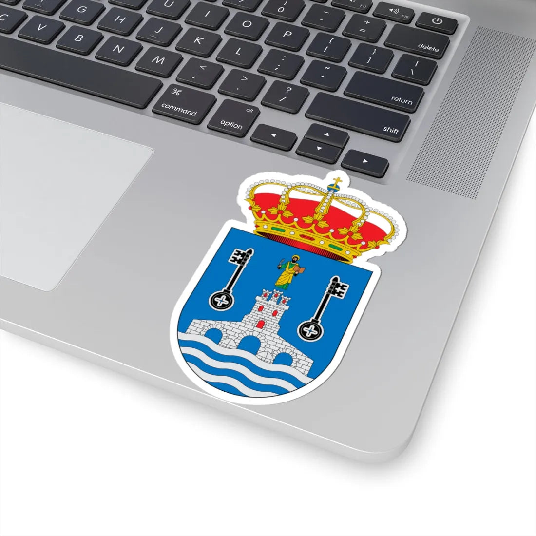 Escudo de Alcalá de Guadaíra Sevilla (Spain) (Coat of Arms) STICKER Vinyl Kiss-Cut Decal - The Sticker Space