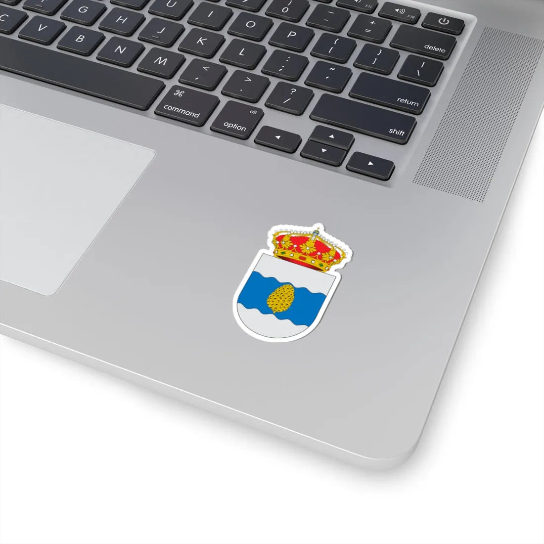 Escudo de Alcalá de Gurrea (Spain) (Coat of Arms) STICKER Vinyl Kiss-Cut Decal - The Sticker Space