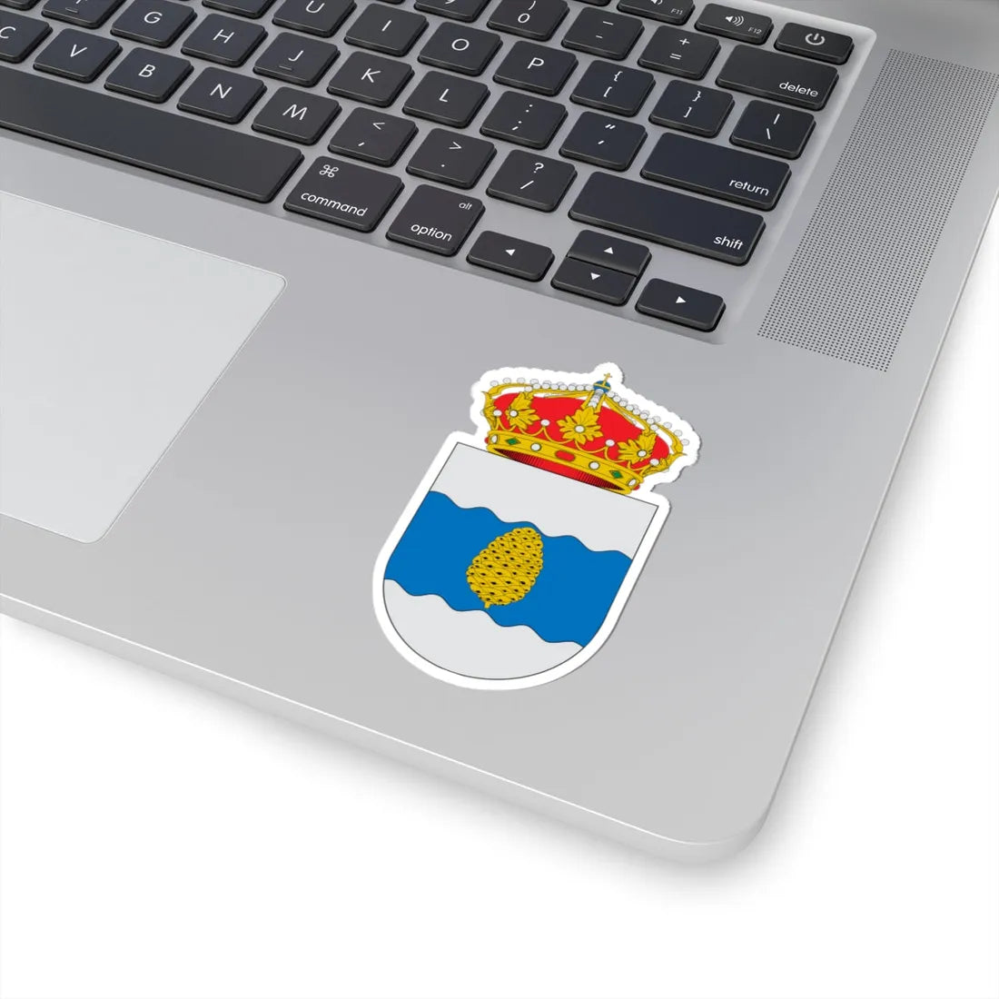Escudo de Alcalá de Gurrea (Spain) (Coat of Arms) STICKER Vinyl Kiss-Cut Decal - The Sticker Space