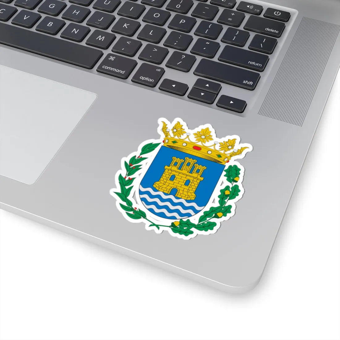 Escudo de Alcalá de Henares alternativo (Spain) (Coat of Arms) STICKER Vinyl Kiss-Cut Decal - The Sticker Space