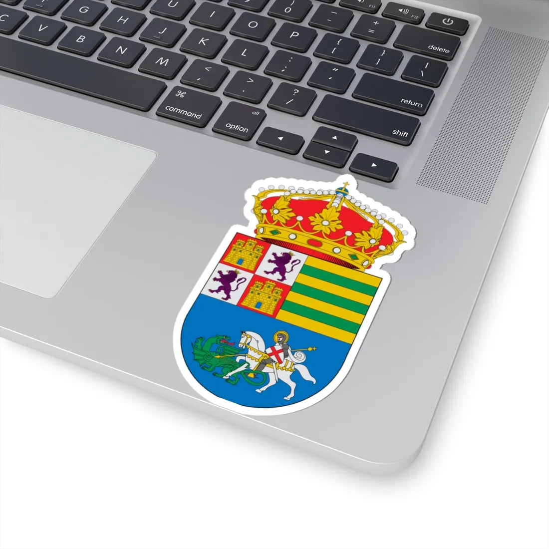 Escudo de Alcalá de los Gazules (Spain) (Coat of Arms) STICKER Vinyl Kiss-Cut Decal - The Sticker Space