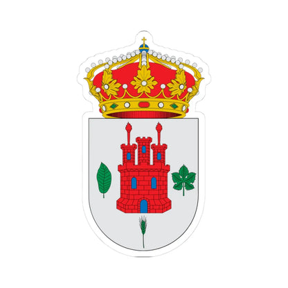 Escudo de Alcalá de Moncayo (Spain) (Coat of Arms) STICKER Vinyl Kiss-Cut Decal 3 Inch White - The Sticker Space