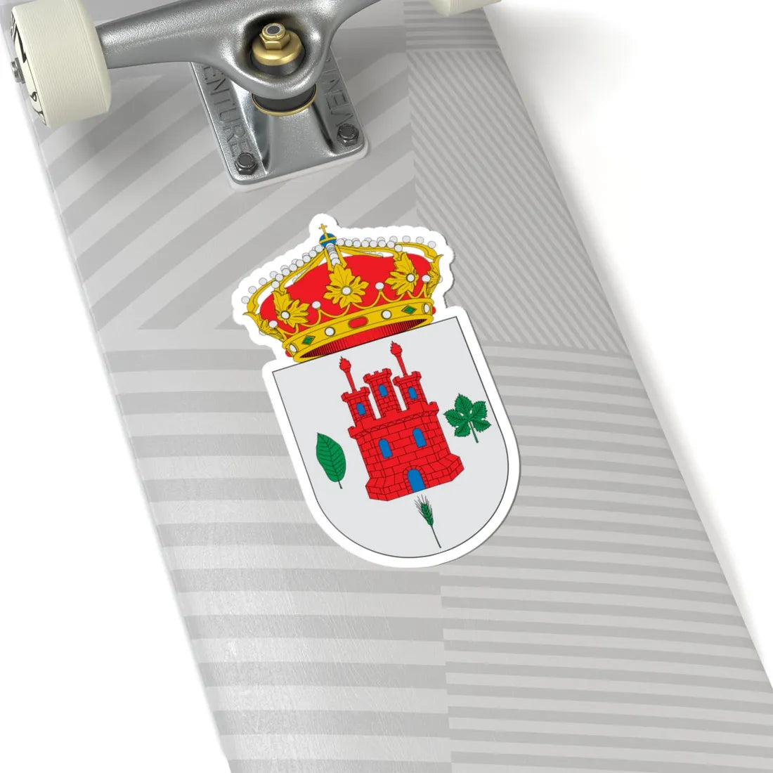 Escudo de Alcalá de Moncayo (Spain) (Coat of Arms) STICKER Vinyl Kiss-Cut Decal - The Sticker Space