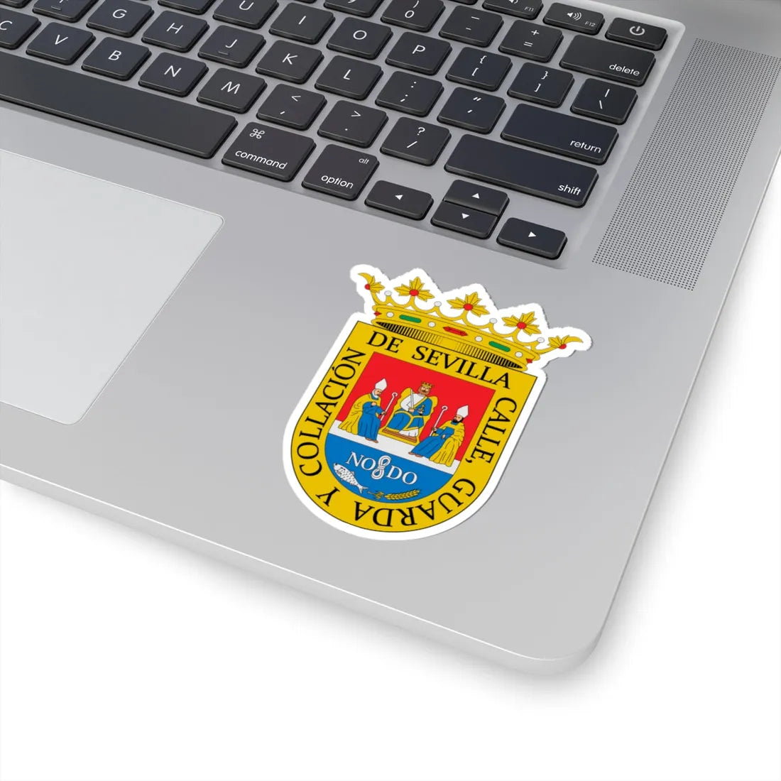 Escudo de Alcalá del Río Sevilla (Spain) (Coat of Arms) STICKER Vinyl Kiss-Cut Decal - The Sticker Space