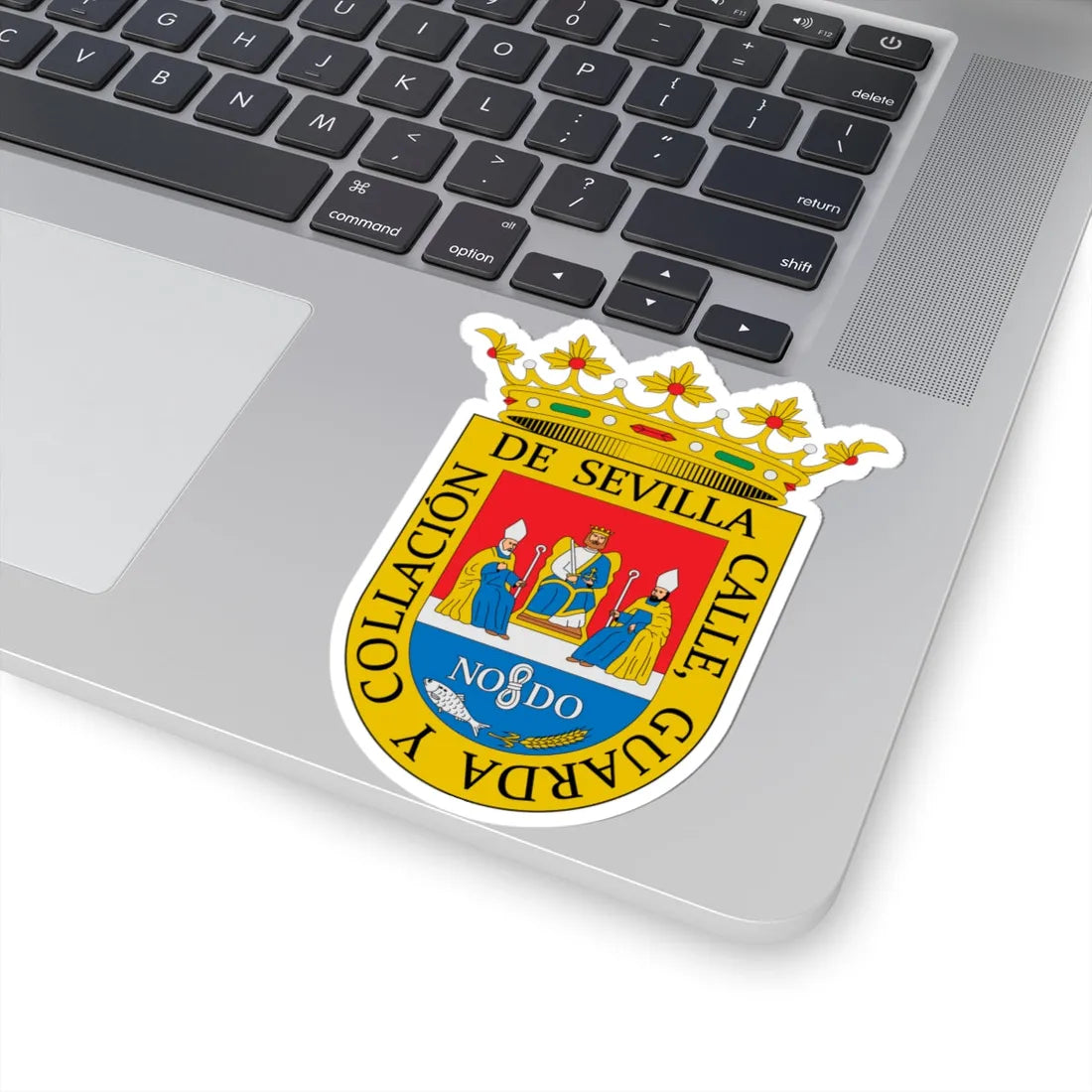 Escudo de Alcalá del Río Sevilla (Spain) (Coat of Arms) STICKER Vinyl Kiss-Cut Decal - The Sticker Space