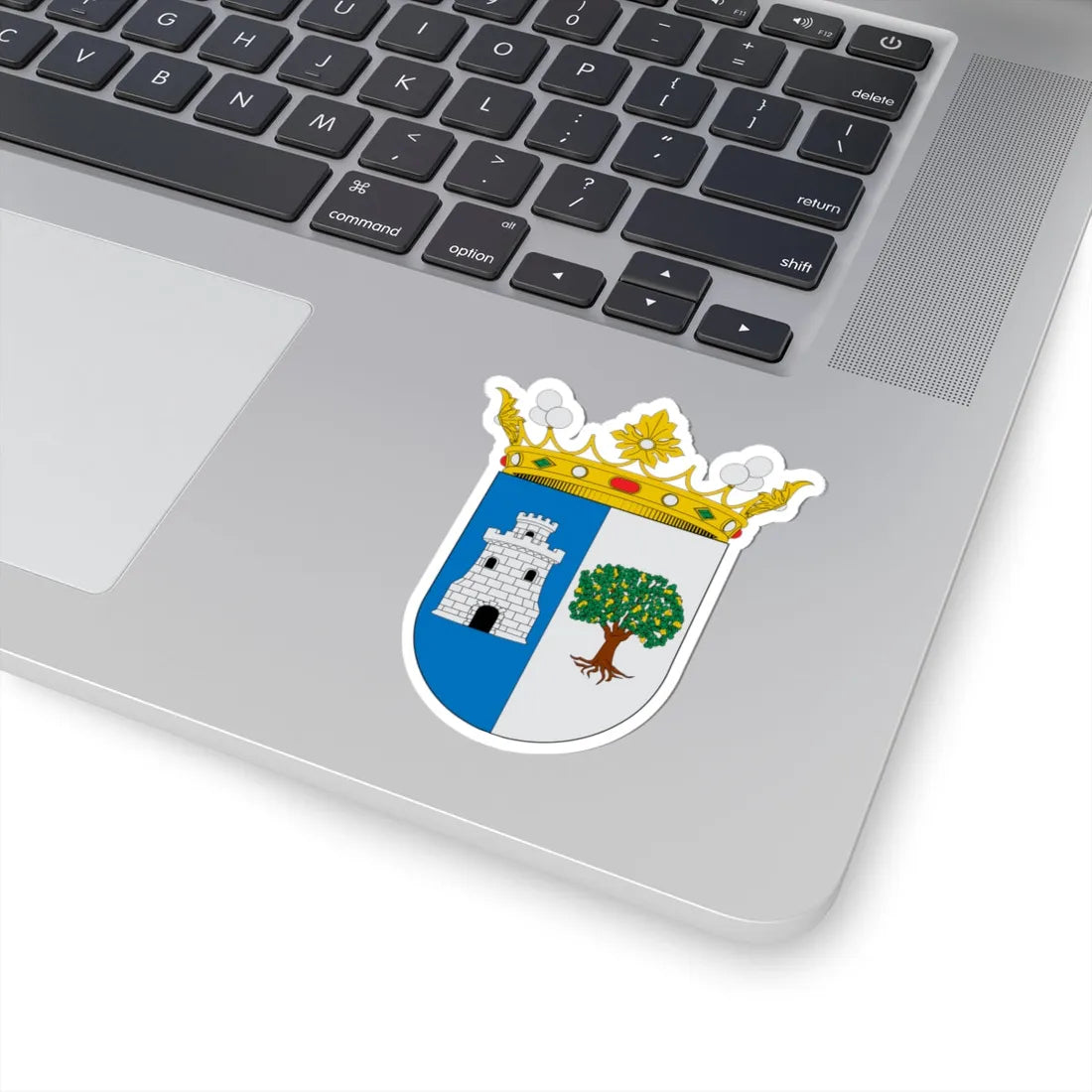 Escudo de Alcalá del Valle (Spain) (Coat of Arms) STICKER Vinyl Kiss-Cut Decal - The Sticker Space