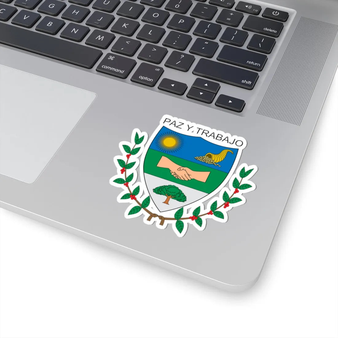 Escudo de Alcalá Valle del Cauca (Colombia) (Coat of Arms) STICKER Vinyl Kiss-Cut Decal - The Sticker Space