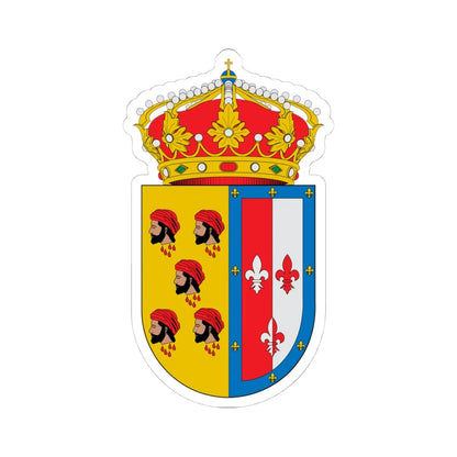 Escudo de Alcanadre-La Rioja (Spain) (Coat of Arms) STICKER Vinyl Kiss-Cut Decal 4 Inch White - The Sticker Space