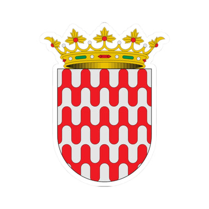 Escudo de Alcantarilla Murcia 2 (Spain) (Coat of Arms) STICKER Vinyl Kiss-Cut Decal 2 Inch White - The Sticker Space