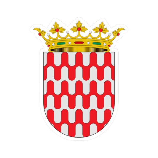 Escudo de Alcantarilla Murcia 2 (Spain) (Coat of Arms) STICKER Vinyl Kiss-Cut Decal 2 Inch White - The Sticker Space