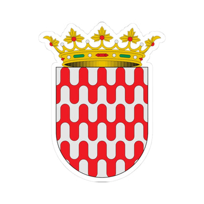 Escudo de Alcantarilla Murcia 2 (Spain) (Coat of Arms) STICKER Vinyl Kiss-Cut Decal 3 Inch White - The Sticker Space