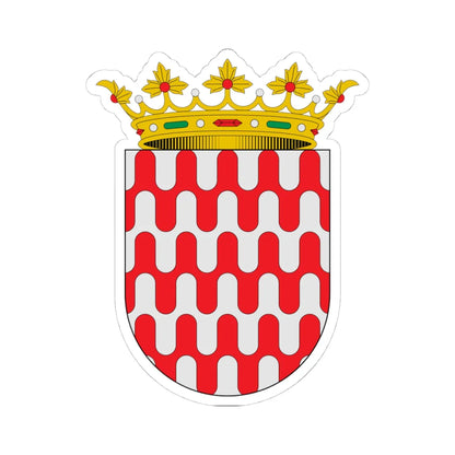 Escudo de Alcantarilla Murcia 2 (Spain) (Coat of Arms) STICKER Vinyl Kiss-Cut Decal 4 Inch White - The Sticker Space