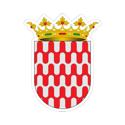 Escudo de Alcantarilla Murcia 2 (Spain) (Coat of Arms) STICKER Vinyl Kiss-Cut Decal 6 Inch White - The Sticker Space