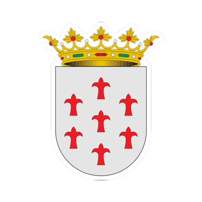 Escudo de Alcantarilla Murcia (Spain) (Coat of Arms) STICKER Vinyl Kiss-Cut Decal 2 Inch White - The Sticker Space