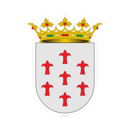 Escudo de Alcantarilla Murcia (Spain) (Coat of Arms) STICKER Vinyl Kiss-Cut Decal 2 Inch White - The Sticker Space