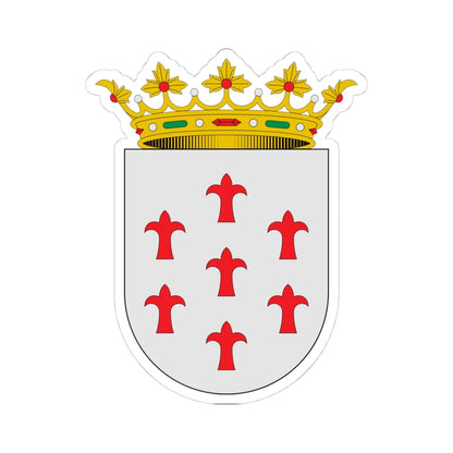 Escudo de Alcantarilla Murcia (Spain) (Coat of Arms) STICKER Vinyl Kiss-Cut Decal 4 Inch White - The Sticker Space