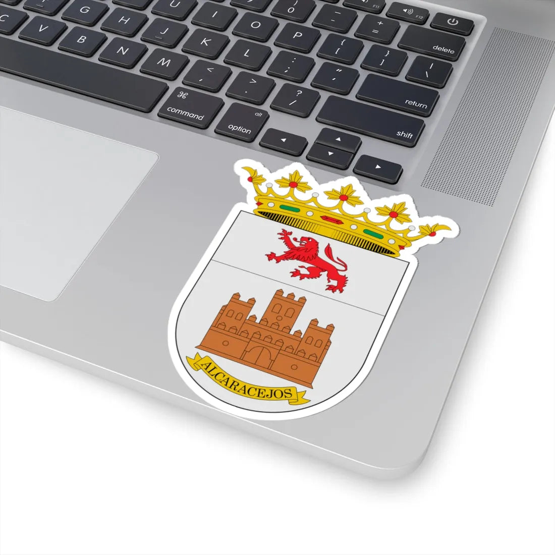 Escudo de Alcaracejos Córdoba (Spain) (Coat of Arms) STICKER Vinyl Kiss-Cut Decal - The Sticker Space
