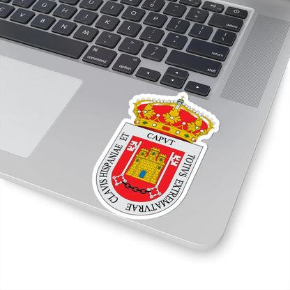 Escudo de Alcaraz (Spain) (Coat of Arms) STICKER Vinyl Kiss-Cut Decal - The Sticker Space