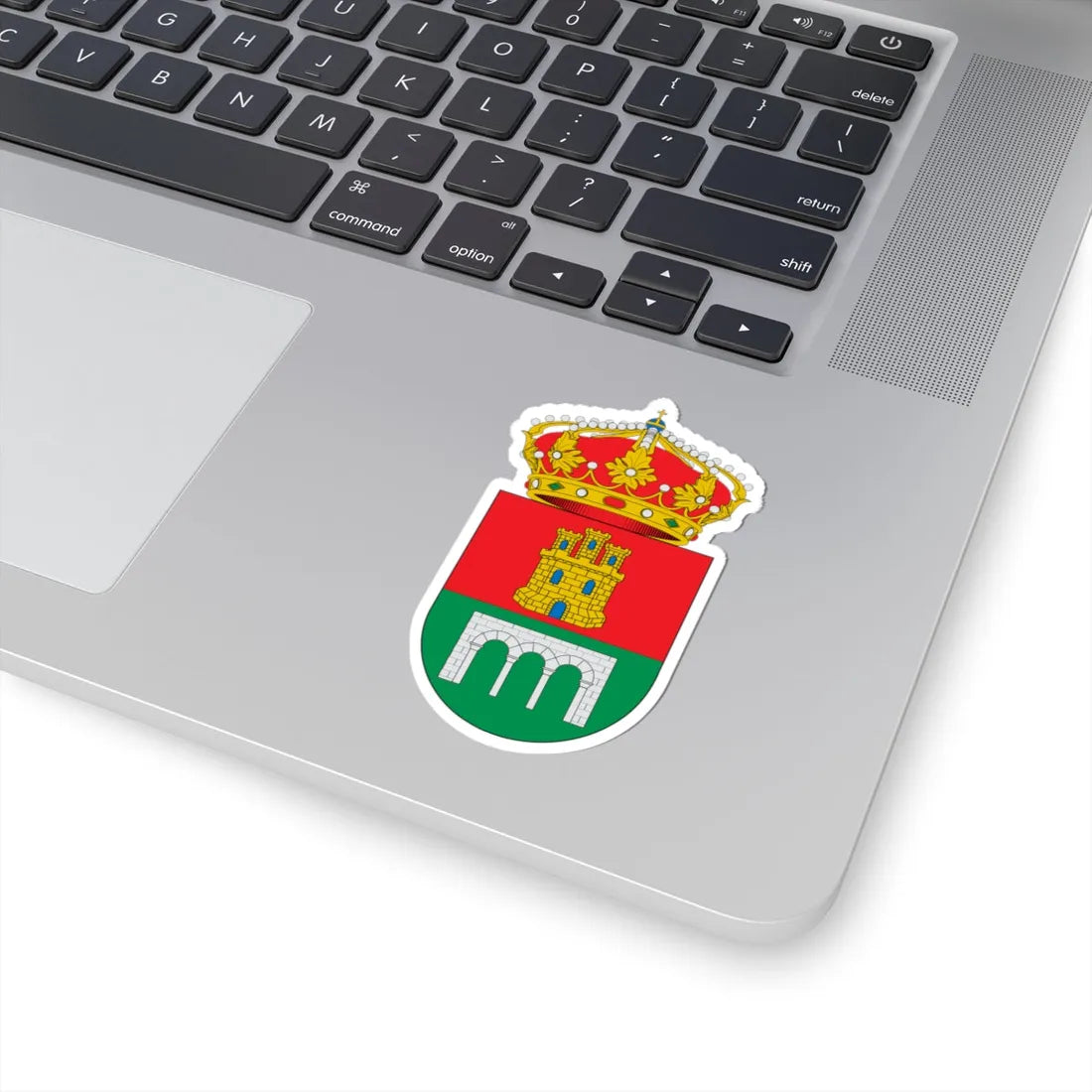 Escudo de Alcaucin (Spain) (Coat of Arms) STICKER Vinyl Kiss-Cut Decal - The Sticker Space