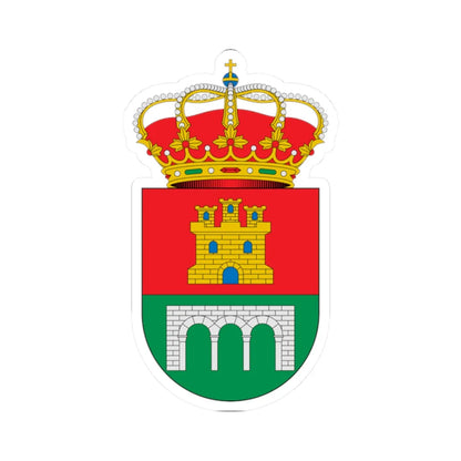 Escudo de Alcaucín Málaga (Spain) (Coat of Arms) STICKER Vinyl Kiss-Cut Decal 2 Inch White - The Sticker Space