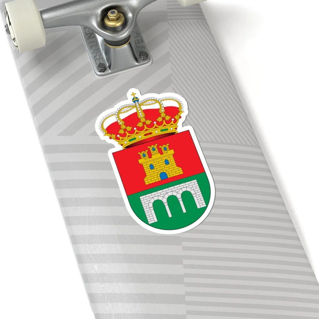 Escudo de Alcaucín Málaga (Spain) (Coat of Arms) STICKER Vinyl Kiss-Cut Decal - The Sticker Space