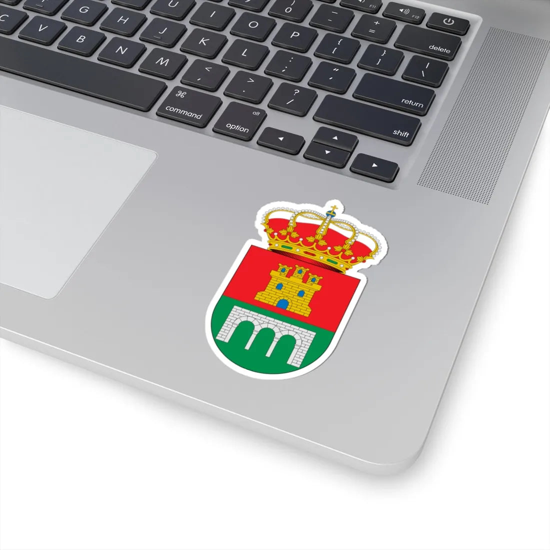 Escudo de Alcaucín Málaga (Spain) (Coat of Arms) STICKER Vinyl Kiss-Cut Decal - The Sticker Space