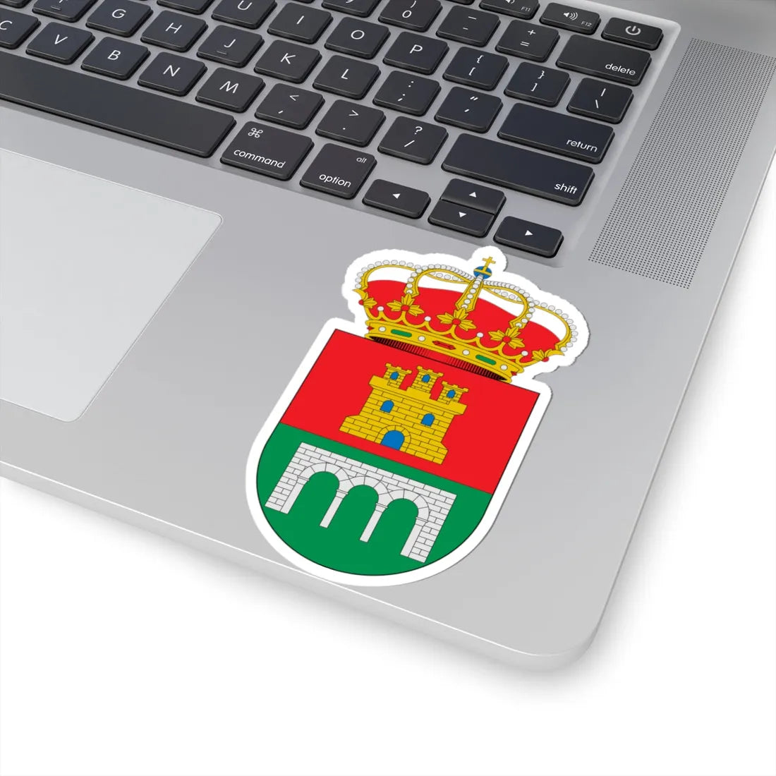 Escudo de Alcaucín Málaga (Spain) (Coat of Arms) STICKER Vinyl Kiss-Cut Decal - The Sticker Space