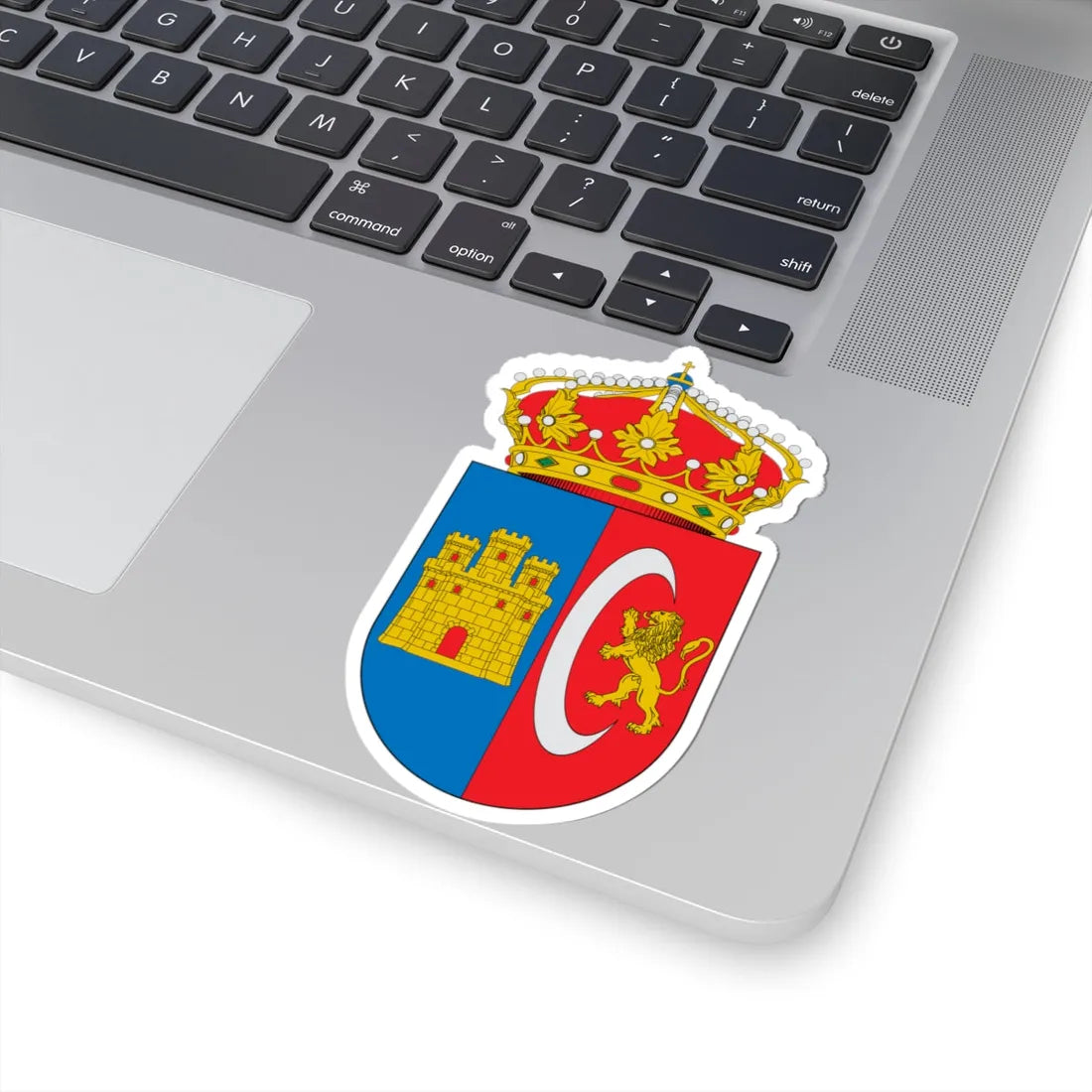 Escudo de Alcazar del Rey (Spain) (Coat of Arms) STICKER Vinyl Kiss-Cut Decal - The Sticker Space