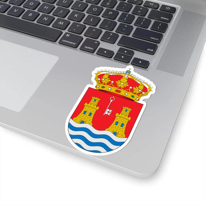 Escudo de Alcazarén (Spain) (Coat of Arms) STICKER Vinyl Kiss-Cut Decal - The Sticker Space