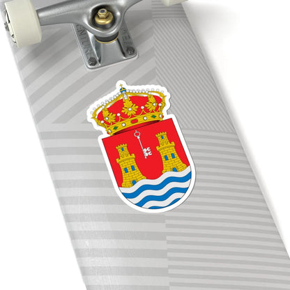 Escudo de Alcazarén (Spain) (Coat of Arms) STICKER Vinyl Kiss-Cut Decal - The Sticker Space