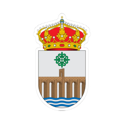 Escudo de Alcántara (Spain) (Coat of Arms) STICKER Vinyl Kiss-Cut Decal 3 Inch White - The Sticker Space