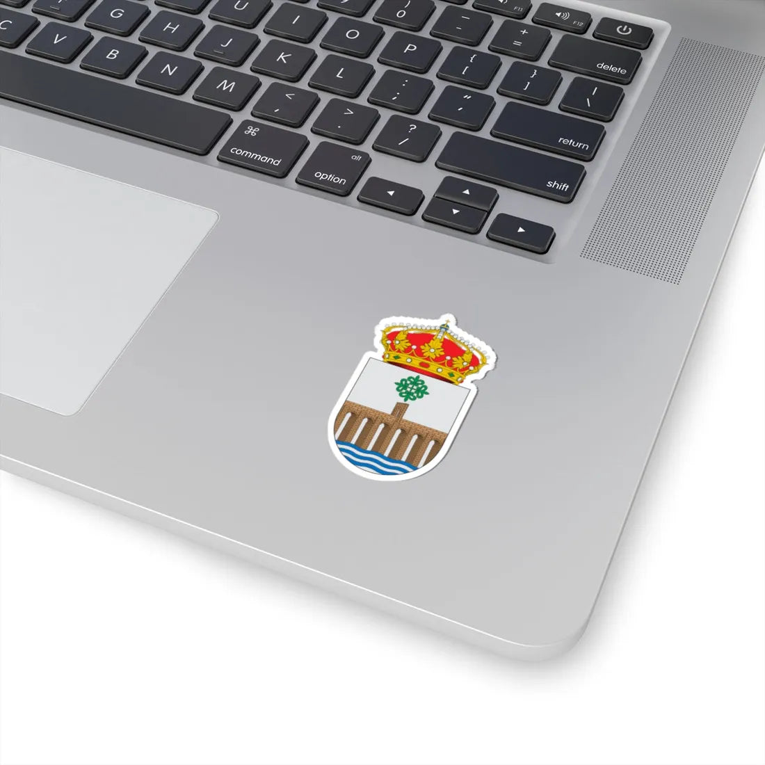 Escudo de Alcántara (Spain) (Coat of Arms) STICKER Vinyl Kiss-Cut Decal - The Sticker Space