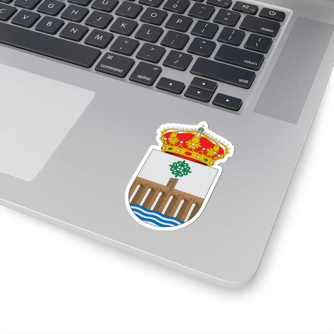Escudo de Alcántara (Spain) (Coat of Arms) STICKER Vinyl Kiss-Cut Decal - The Sticker Space