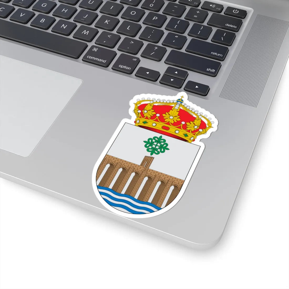Escudo de Alcántara (Spain) (Coat of Arms) STICKER Vinyl Kiss-Cut Decal - The Sticker Space