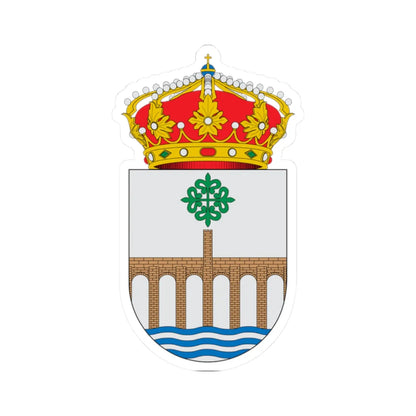 Escudo de Alcántara2 (Spain) (Coat of Arms) STICKER Vinyl Kiss-Cut Decal 2 Inch White - The Sticker Space