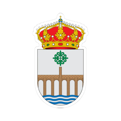 Escudo de Alcántara2 (Spain) (Coat of Arms) STICKER Vinyl Kiss-Cut Decal 3 Inch White - The Sticker Space