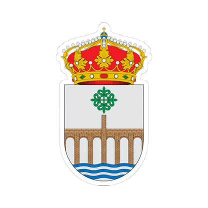 Escudo de Alcántara2 (Spain) (Coat of Arms) STICKER Vinyl Kiss-Cut Decal 4 Inch White - The Sticker Space